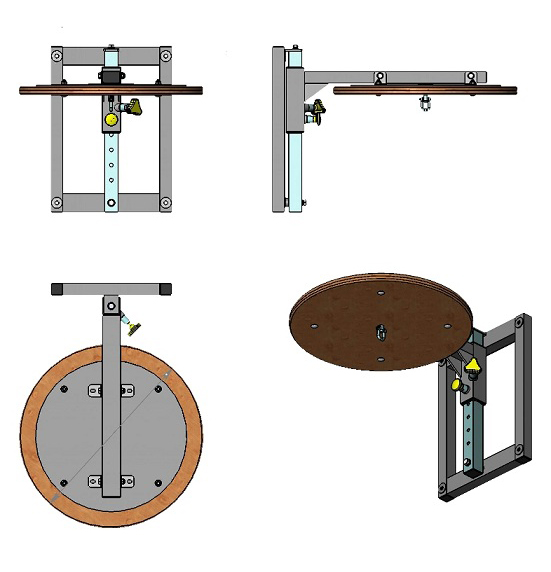 Bracket for pneumatic bulb Interatletika ST803