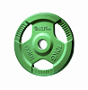 Weight plate Inter Atletika LCAH046-M (10 kg, green, with handles)