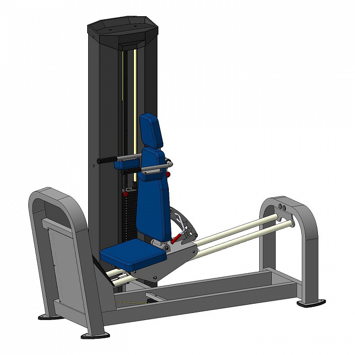 Gym Equipment Horizontal Leg Press, Weight Stack: 100 kg, Model