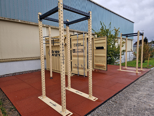 Explode mobile sports complex for the University of Bern in Switzerland