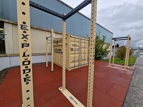 Explode mobile sports complex for the University of Bern in Switzerland
