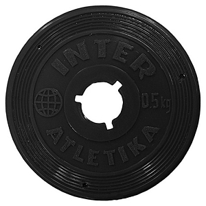 Disc plastic 0.5 kg (ø26 mm) Interatletika ST520.1