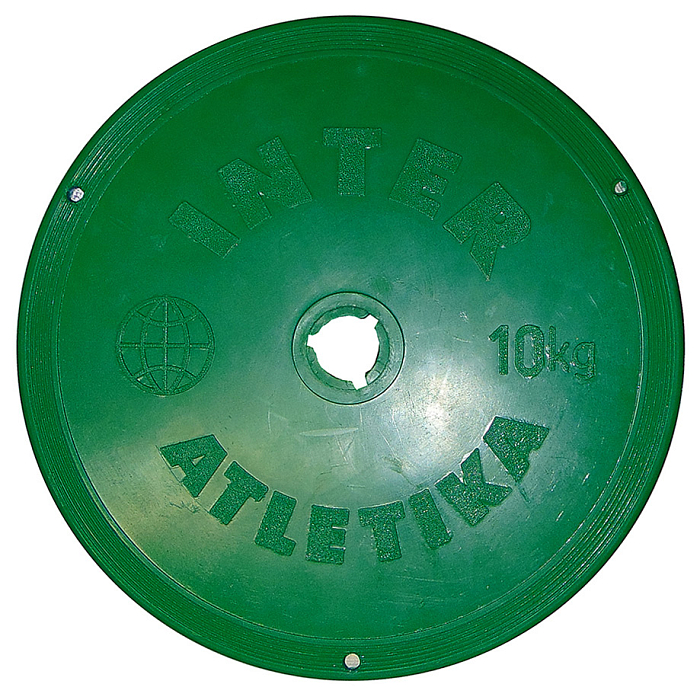 Colored plastic disc( ø26mm- 10kg) Interatletika ST521.5