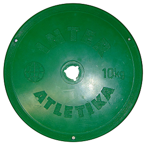 Colored plastic disc( ø26mm- 10kg) Interatletika ST521.5