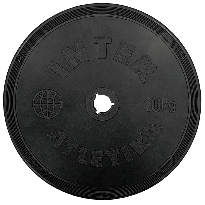 Plastic disc 10 kg (ø26 mm) Interatletika ST520.5