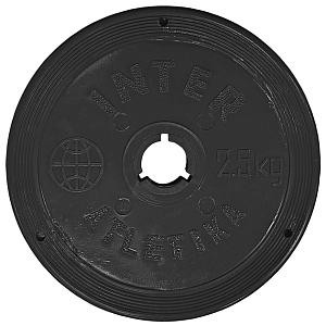 Plastic disc 2.5 kg (ø26 mm) Interatletika ST520.3