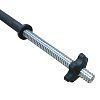 Training bar 1.5m (ø25mm) Interatletika TK232-1,5