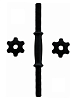 Dumbbell bar (ø25 mm) Interatletika ST570
