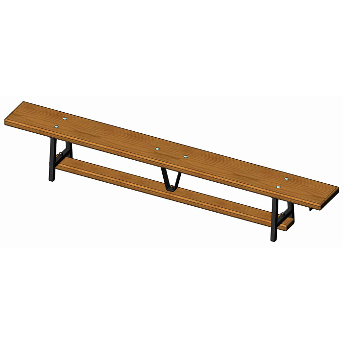 Gymnastic bench 2000 mm Interatletika ST605-2,0