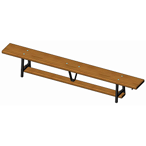 Gymnastic bench 2000 mm Interatletika ST605-2,0