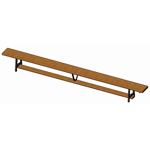Gymnastic bench 2000 mm Interatletika ST605-3,0