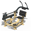 Abdominal machine Inter Atletika KF819-S-ZEC, zinc-plated