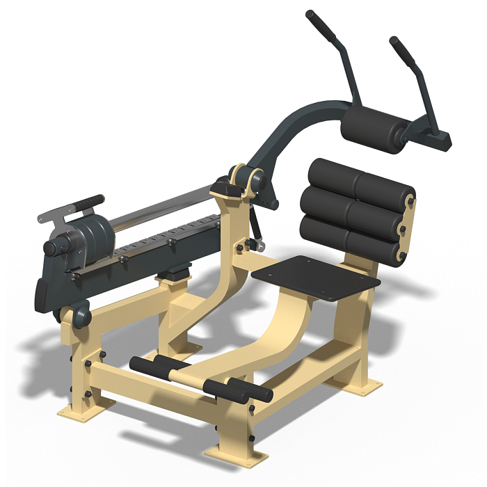 Abdominal machine Inter Atletika KF819-S-ZEC, zinc-plated